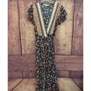 Temofon Women's Wrap Dress Size Large